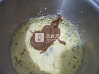 花生酱肉松夹心饼干的做法步骤：5