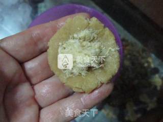 花生酱肉松夹心饼干的做法步骤：11