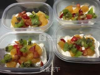 彩虹盒子蛋糕的做法步骤：16
