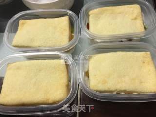 彩虹盒子蛋糕的做法步骤：17
