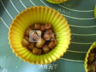 马芬杯亚麻籽油蔬菜蛋饼的做法步骤：5