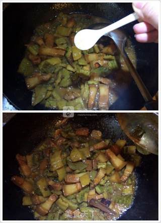 苦瓜烧肉的做法步骤：8