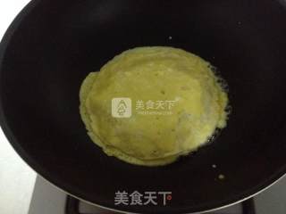 虾肉蛋饼的做法步骤：6