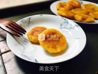 香煎南瓜饼的做法步骤：7