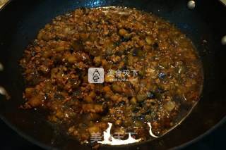 肉末茄丁手擀面的做法步骤：17