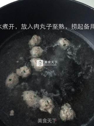婴儿宝宝辅食——肉丸西兰花鲜汤的做法步骤：5