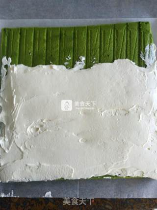 抹茶卷的做法步骤：17