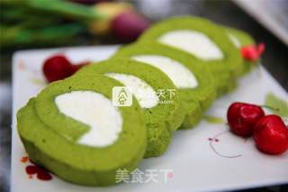 抹茶卷的做法步骤：21