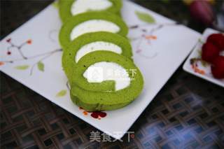 抹茶卷的做法步骤：22