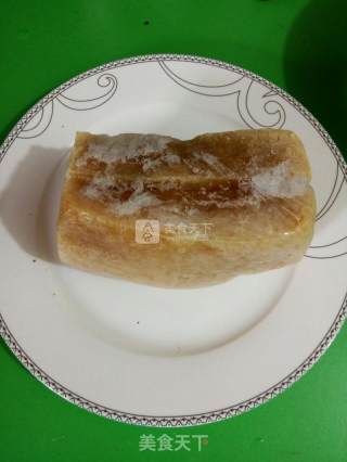 葱烧冻豆腐的做法步骤：1