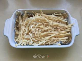锡纸金针菇-烤箱的做法步骤：1