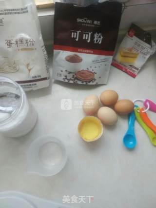 可可蛋糕的做法步骤：1