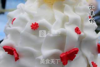 芭比娃娃翻糖蛋糕的做法步骤：21