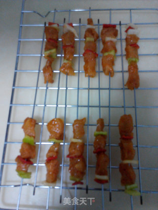串烤鸡肉串的做法步骤：4