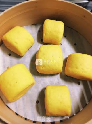 南瓜馒头--金灿灿的刀切馒头的做法步骤：13
