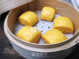 南瓜馒头--金灿灿的刀切馒头的做法步骤：15