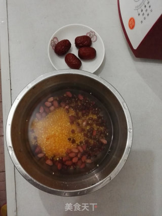 玉米渣米糊的做法步骤：2