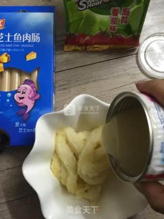 土豆紫菜卷的做法步骤：4