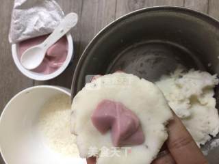 蓝莓布丁山药球的做法步骤：5