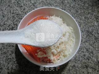 胡萝卜椰丝面疙瘩的做法步骤：3