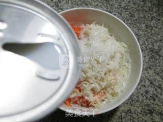 胡萝卜椰丝面疙瘩的做法步骤：4