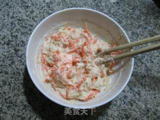 胡萝卜椰丝面疙瘩的做法步骤：5