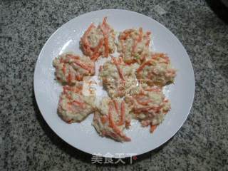 胡萝卜椰丝面疙瘩的做法步骤：6
