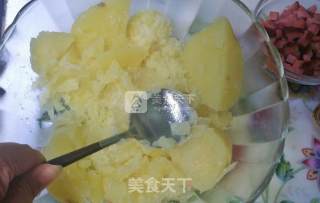 芝士五彩焗薯蓉的做法步骤：6