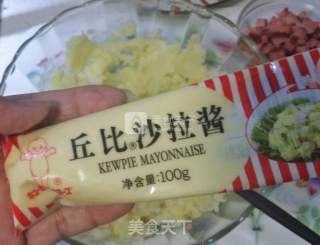芝士五彩焗薯蓉的做法步骤：8