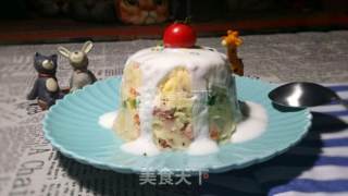 五彩酸奶土豆泥的做法步骤：14