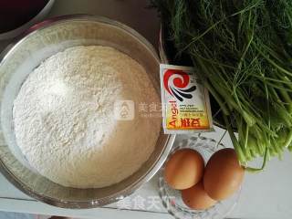 茴香鸡蛋包子的做法步骤：1