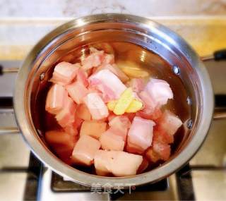 茭白红烧肉的做法步骤：3