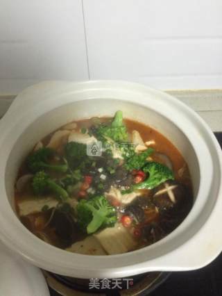 香辣海参豆腐煲的做法步骤：5