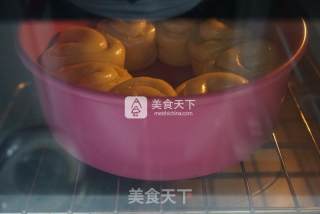 奶黄花朵面包的做法步骤：18