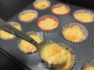 芒果小蛋糕~可以吃到果肉的简易快手蛋糕的做法步骤：7