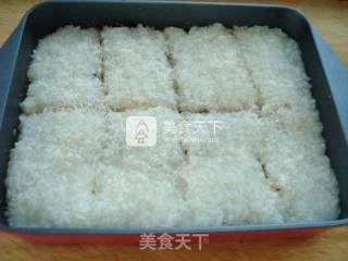 椰蓉豆沙凉糕的做法步骤：7