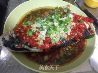 剁椒鱼头的做法步骤：6