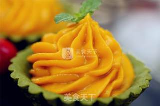 抹茶南瓜塔的做法步骤：23