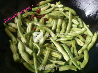 家常四季豆的做法步骤：3
