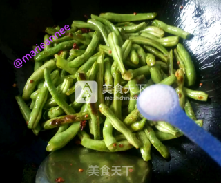 家常四季豆的做法步骤：4