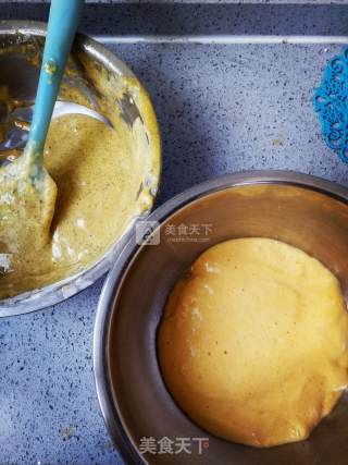 双色桃心海绵蛋糕的做法步骤：7