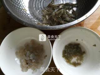三虾面的做法步骤：2