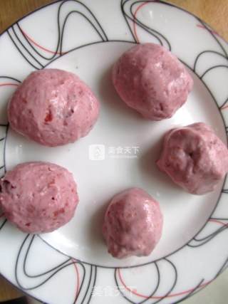 抹茶玫瑰樱桃酥的做法步骤：2