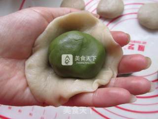 抹茶玫瑰樱桃酥的做法步骤：6