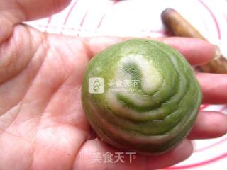 抹茶玫瑰樱桃酥的做法步骤：14