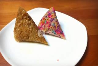 花皮彩色粽子的做法步骤：11