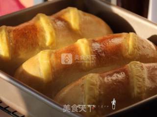 葡萄干芝士面包的做法步骤：9