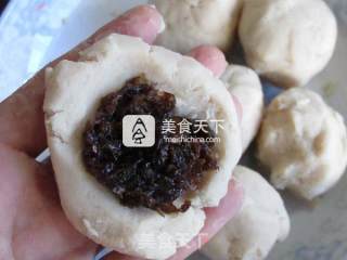 玫瑰莲子糕的做法步骤：11