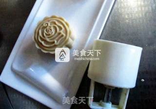 玫瑰莲子糕的做法步骤：13