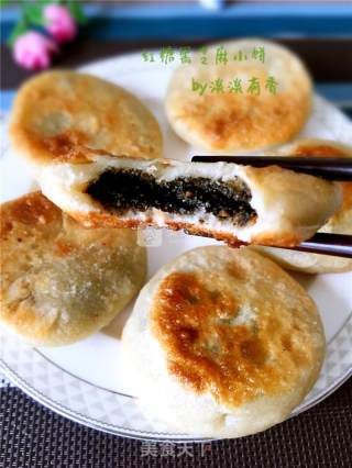 红糖黑芝麻小饼的做法步骤：8